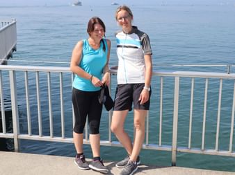 Sabine and Susanne at Lake Constance