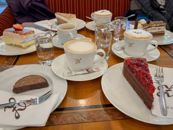 Cake at Café Zauner in Bad Ischl