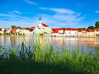 View of Schärding from the water