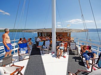 Deck der MS Kazimir