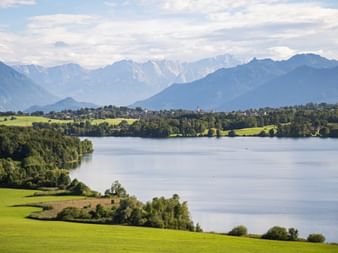 Gebirge hinter dem Riegsee