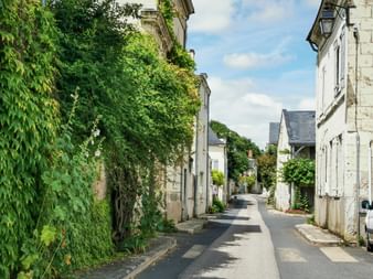 Radweg in Villebernier