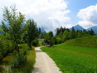 Radweg im Salzburger Seenland