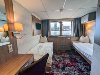 MS Normandie 2-bed-cabin main deck
