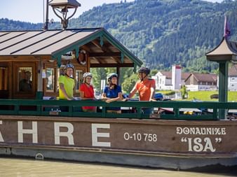 Ferry at the Danube loop