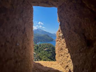 View of the coast at Torre del Verger in Mallorca