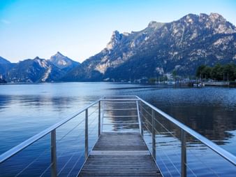 Footbridge on Lake Traunsee