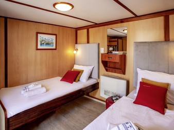 Zweibett-Kabine der MS Azimut