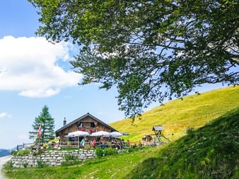 Hütte bei den Genneralmen