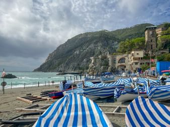 Fischerboote in Cinque Terre
