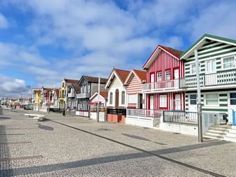 Famous fishermen's houses on the Costa Nova