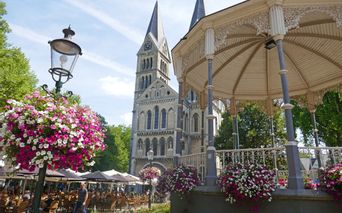 Blick auf die Kirche in Roermond