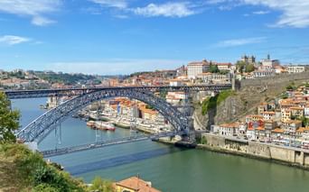 View of Porto and the Pont Luis