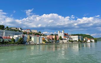 Blick auf Passau - Innseite