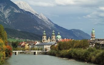 Blick auf Innsbruck und Inn