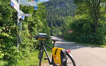 Cycle path on the Lechsteg