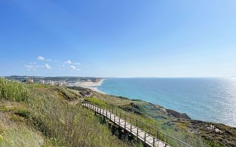 View of the sea at Foz do Arelho