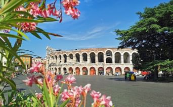 Blick auf die Arena in Verona