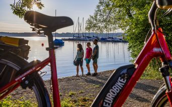 E-bike at Lake Starnberg