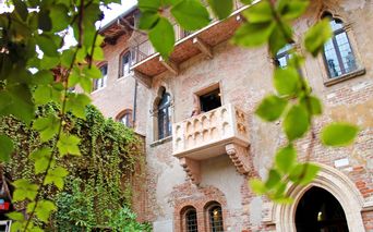 Julia's Balkon in Verona