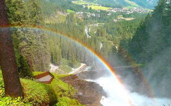 Regenbogen vor den Wasserfällen