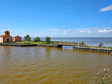 Chapel in the sea near Comacchio