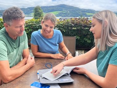 Information meeting with one of our employees