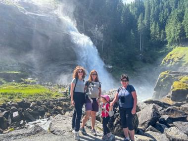 Krimml Wasserfall Familienfoto