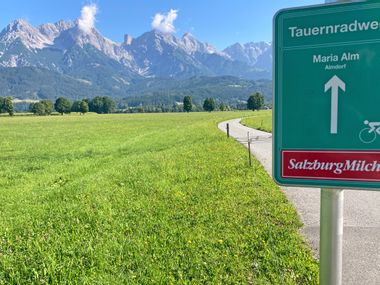 Tauern Cycle Path towards Maria Alm