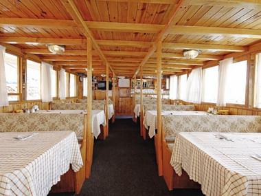 Restaurant der MS Aneta
