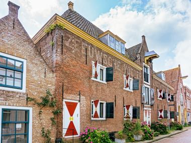 Brick houses in Middelburg