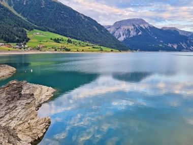 Haidersee in Italien auf dem Weg Richtung Gardasee