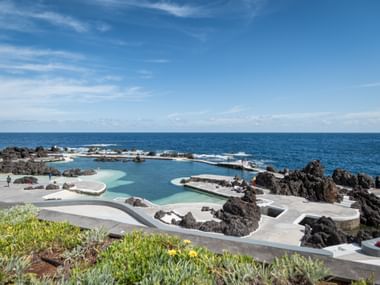 Natural swimming pool at Port Moniz