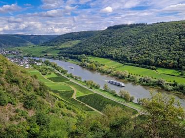 Moselle view of Bruttig-Fanke