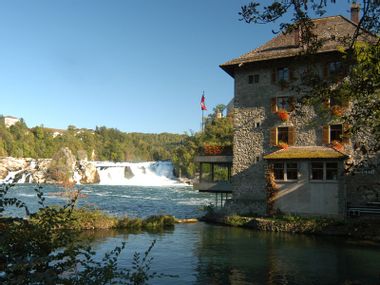 Waterfall at Lake Constance