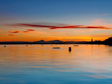 Abendrot am Bodensee