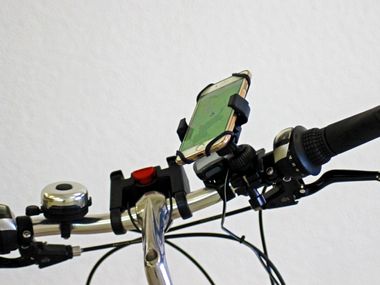 Mobile phone holder for bike