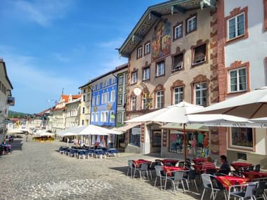 Pedestrian zone in Bad Tölz