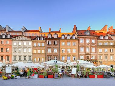 The market square in Warsaw