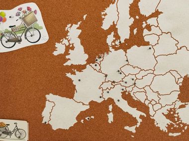 Mrs. Schmidt's Bike Travel Europe Card