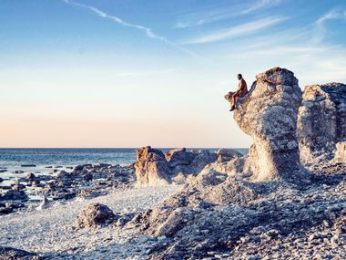 Raukgebiet auf Gotland