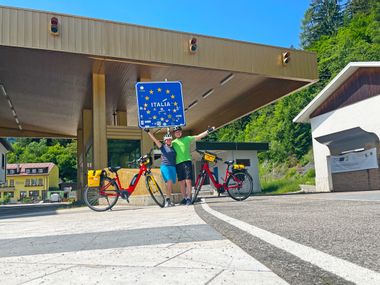 Grenze zwischen Österreich und Italien