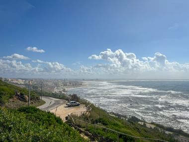View of Miradouro do Cabo Mondego coast