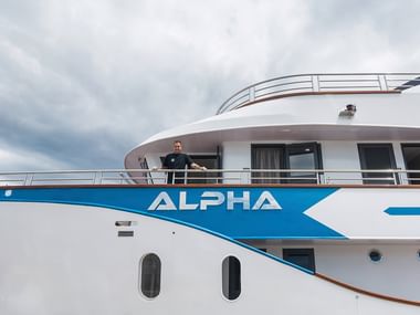Captain of the MY Alpha