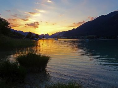 Sonnenuntergang am Wolfgangsee