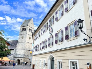Town square in Zell am See