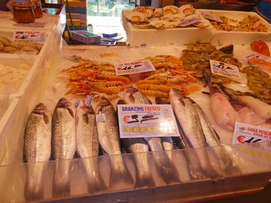 At the fish market in Chioggia