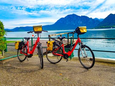 Bikes at Lake Attersee