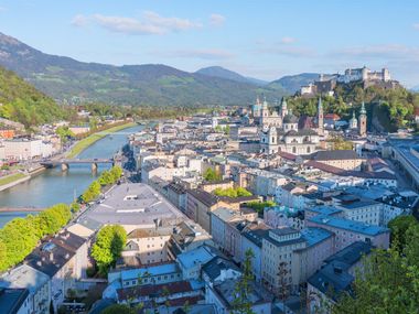 View over the city of Salzburg