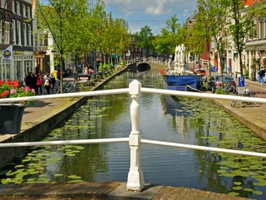 One of the canals of Leiden